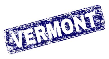 Yuvarlatılmış dikdörtgen damga çizilmiş Vermont çerçeveli