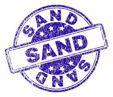 Grunge kum damga mühür dokulu