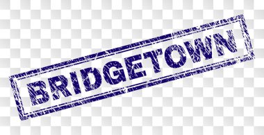 Grunge BRIDGETOWN Rectangle Stamp