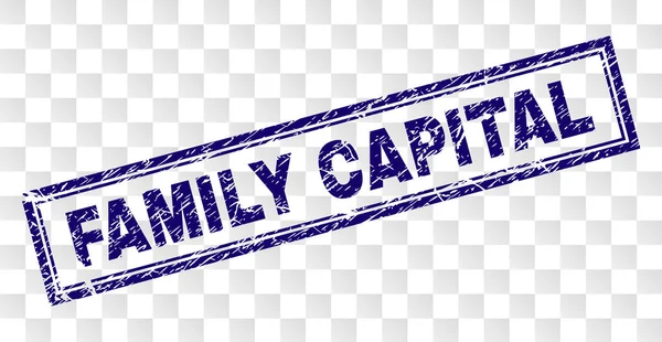 แสตมป์สี่เหลี่ยมผืนผ้า CAPITAL FAMILY — ภาพเวกเตอร์สต็อก