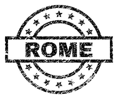 Grunge Roma damga mühür dokulu