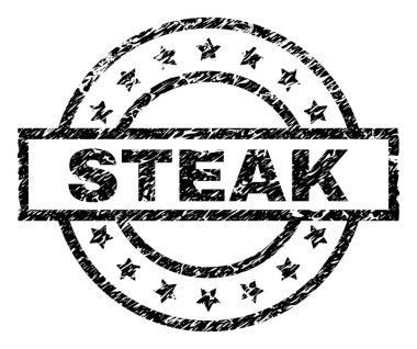 Dokulu biftek damga mühür çizik