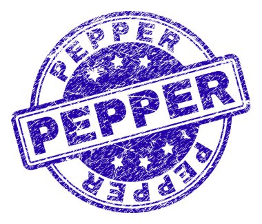 Dokulu biber damga mühür çizik