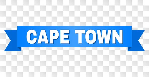Blå rand med Kapstaden Text — Stock vektor