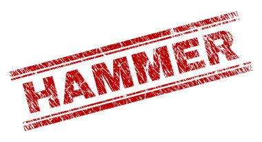 Grunge çekiç damga mühür dokulu