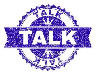 Dokulu Talk damga mühür kurdele ile çizik