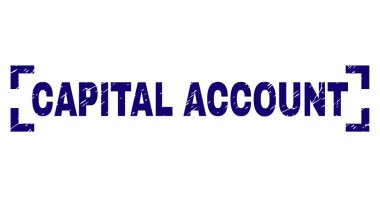 Dokulu sermaye hesabı damga mühür köşeleri içinde çizik