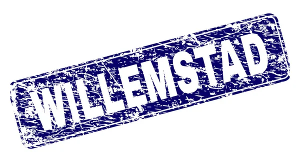 Yuvarlatılmış dikdörtgen damga çizilmiş Willemstad çerçeveli