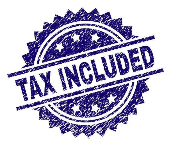 Damga mühür çizilmiş dokulu vergi dahil