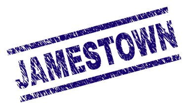 Grunge Jamestown damga mühür dokulu