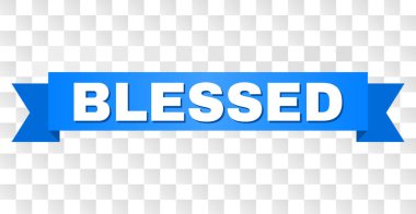 Blue Ribbon with BLESSED Title