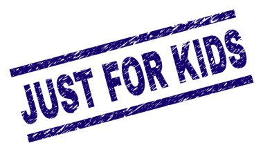 Sadece çocuklar damga mühür için dokulu çizik