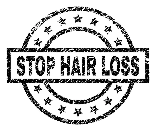 Porysowana teksturowanej Stop włosów strat plombie — Wektor stockowy