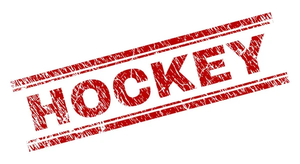 Repad texturerat Hockey stämpelplatta — Stock vektor