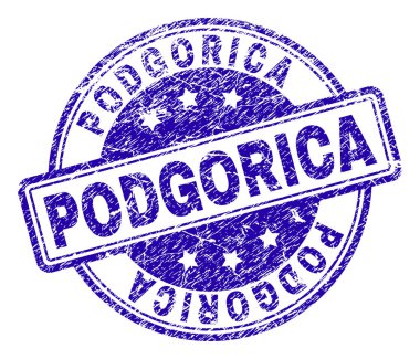 Dokulu Podgorica damga mühür çizik