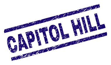 Dokulu Capitol Hill damga mühür çizik