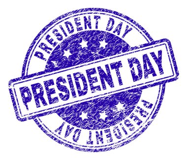 Dokulu Başkan gün damga mühür çizik