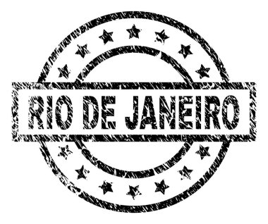 Dokulu Rio De Janeiro damga mühür çizik