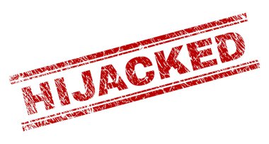 Dokulu kaçırıldı damga mühür çizik