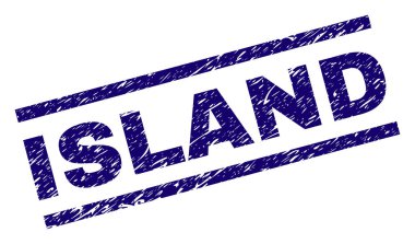 Grunge Adası damga mühür dokulu