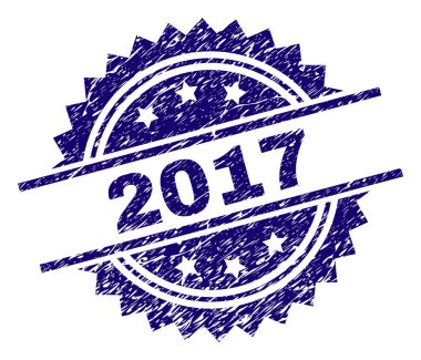 Dokulu 2017 damga mühür çizik