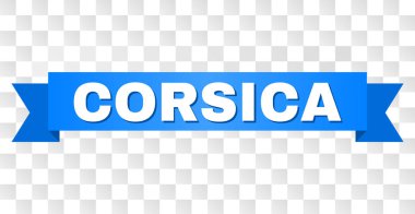 Corsica başlık ile mavi şerit