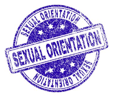 Grunge cinsel yönelim damga mühür dokulu