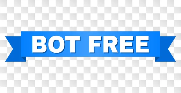 Blå rand med Bot gratis bildtext — Stock vektor