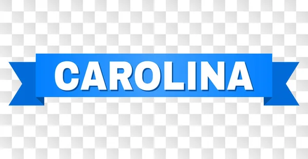 Blå tejp med Carolina Text — Stock vektor