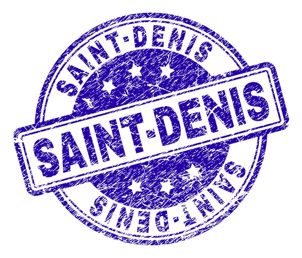 Çizik dokulu Saint-Denis damga mühür