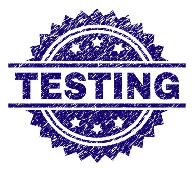 Grunge test damga mühür dokulu