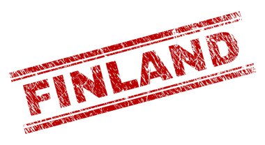 Dokulu Finlandiya damga mühür çizik