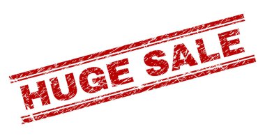 Grunge büyük satış damga mühür dokulu