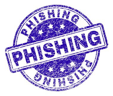 Dokulu Phishing damga mühür çizik