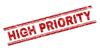 Dokulu yüksek öncelikli damga mühür çizik