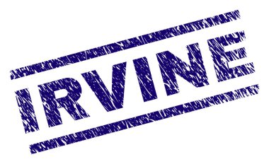 Dokulu Irvine damga mühür çizik