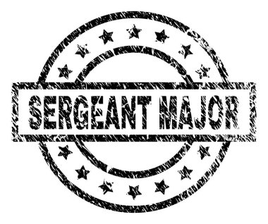 Çavuş Major damga mühür grunge dokulu