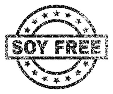 Dokulu soya ücretsiz damga mühür çizik