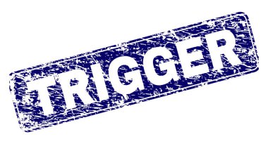 Yuvarlatılmış dikdörtgen damga çizilmiş tetikleyici çerçeveli