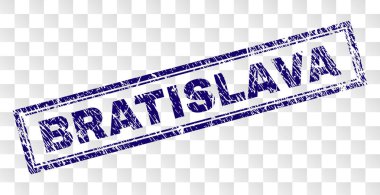 Çizik Bratislava dikdörtgen damgası