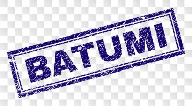 Grunge Batum dikdörtgen damgası