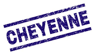 Grunge Cheyenne damga mühür dokulu