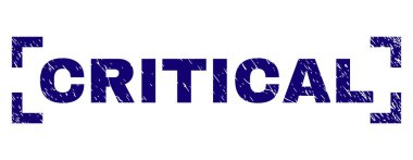 Grunge kritik damga mühür köşeler arasında dokulu