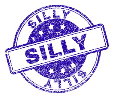 Dokulu aptal damga mühür çizik