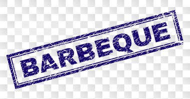Çizik Barbekü dikdörtgen damgası