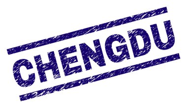 Grunge Chengdu damga mühür dokulu