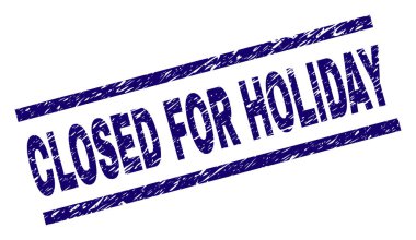 Tatil için kapalı dokulu çizik damga mühür