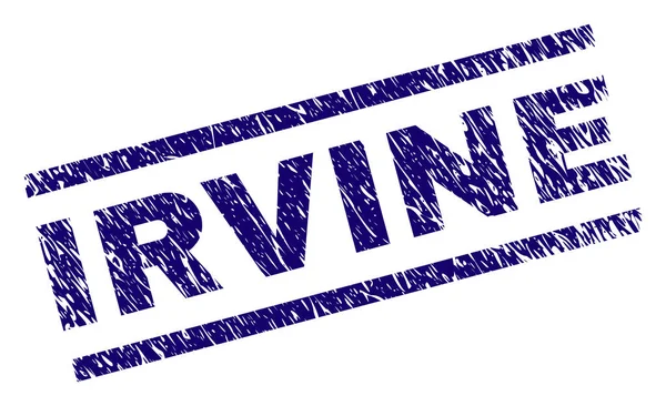 Dokulu Irvine damga mühür çizik