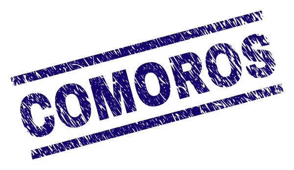 Dokulu Komor damga mühür çizik