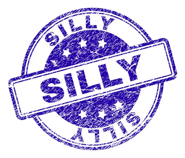 Dokulu aptal damga mühür çizik